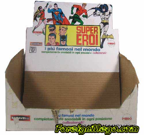 Italian Superhero display box